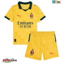 Camiseta AC Milan Ardon Jashari #30 Tercera Equipación para niños 2025-26 manga corta (+ pantalones cortos)